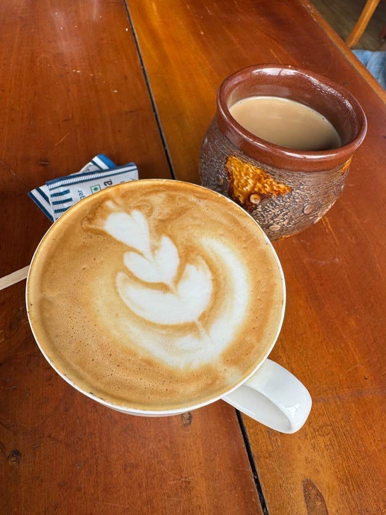 Coffee and kitchen corner at Kimberly Coorg Cafe